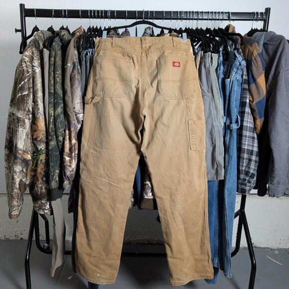 CANVAS Dickies relaxed red tab work pants - Picture 1 of 5